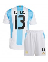 Argentina Cristian Romero #13 Domácí dres pro děti Copa America 2024 Krátký Rukáv (+ trenýrky)